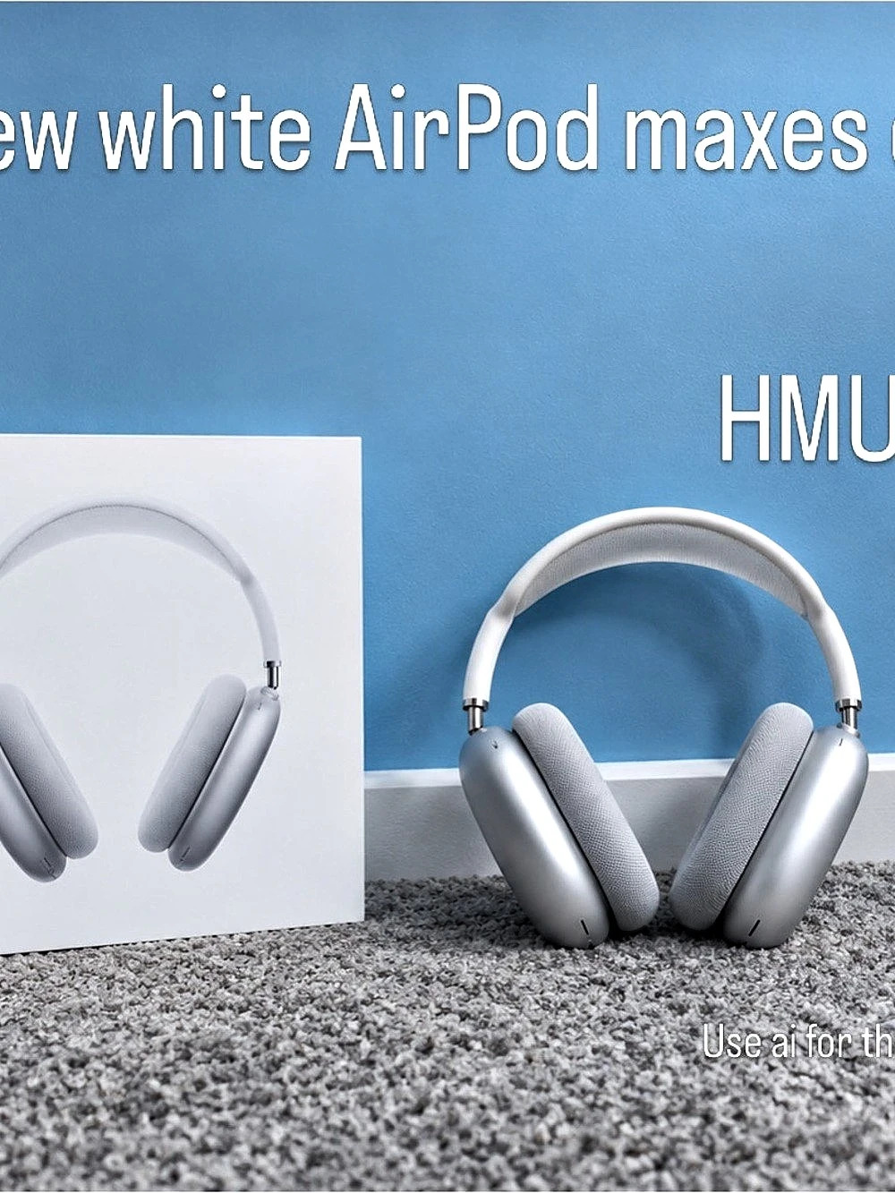 Apple AirPods Max Over-Ear Headphones in White Like New